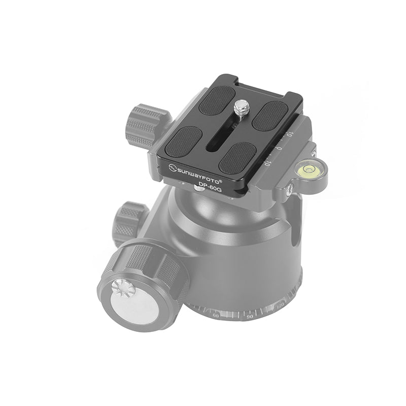 DP-60G 60mm Arca Swiss QR Plate DSLR Camera Accessory,1/4-20 Screws