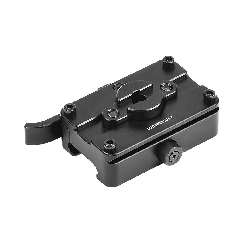 PA-60 Picatinny  Rail Adapter Arca-Swiss Mount  for Tripod ,Arca/RRS Compatible,Lever-lock