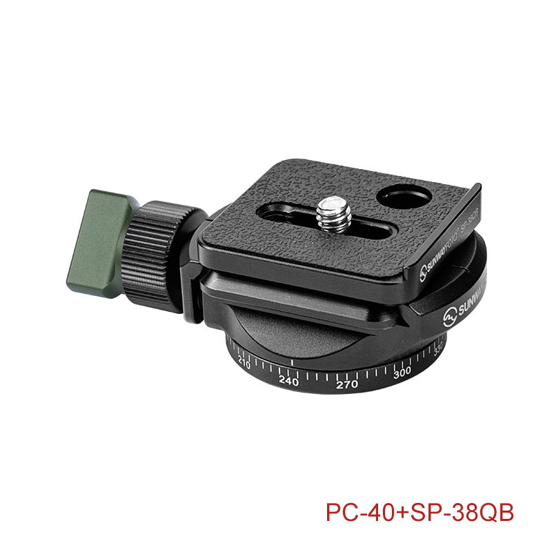 SUNWAYFOTO 40mm PC-40 360 Arca Swiss Quick Release QR Panning Clamp