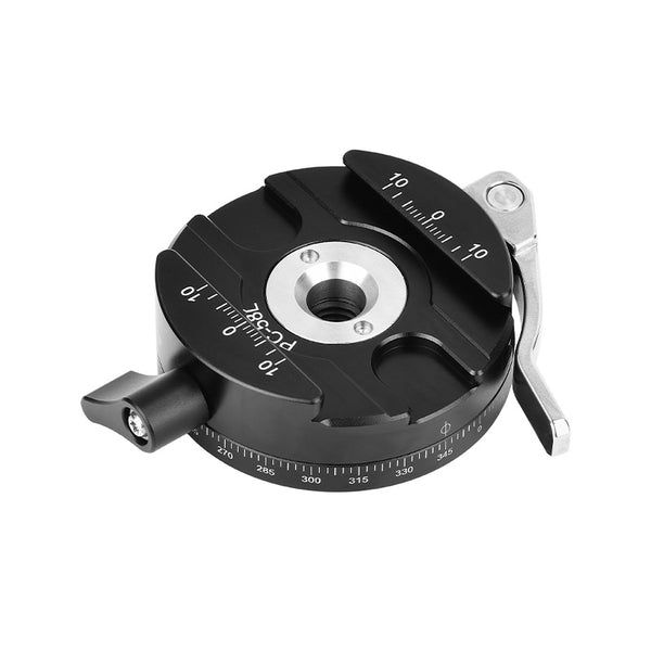 PC-58L 58mm  Universal 360° Pan Arca Swiss Clamp,Lever Lock QR Clamp，3/8''-16 Screw
