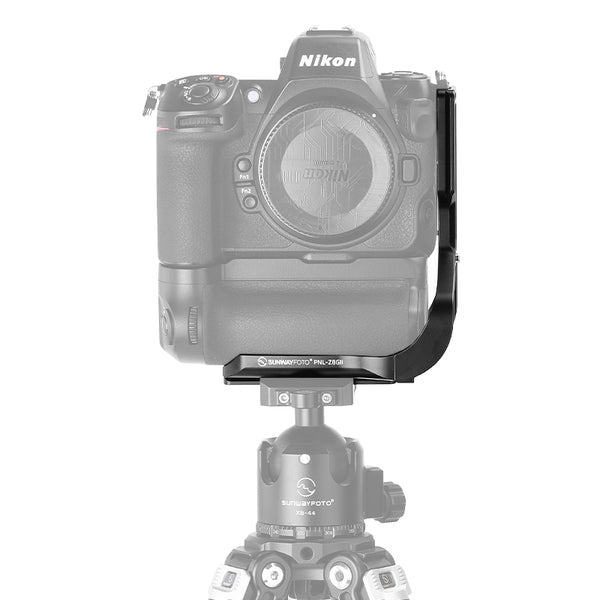 PNL-Z8GII Custom L-bracket for Nikon Z8 with Battery Grip MB-N12 Arca Swiss Plate