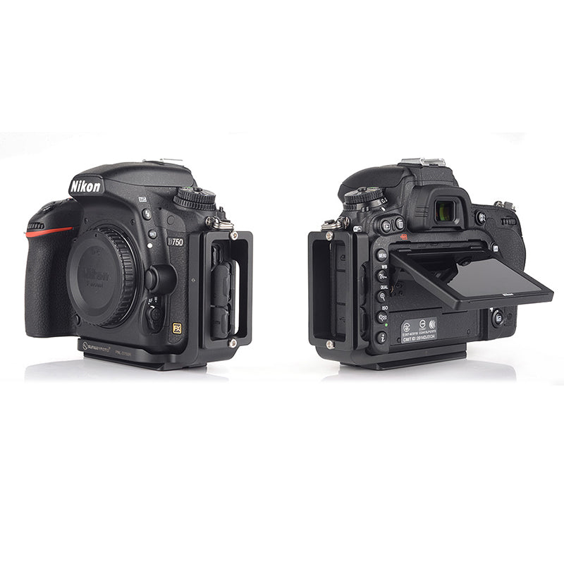 PNL-D750R Custom L-Bracket for Nikon D750 Body