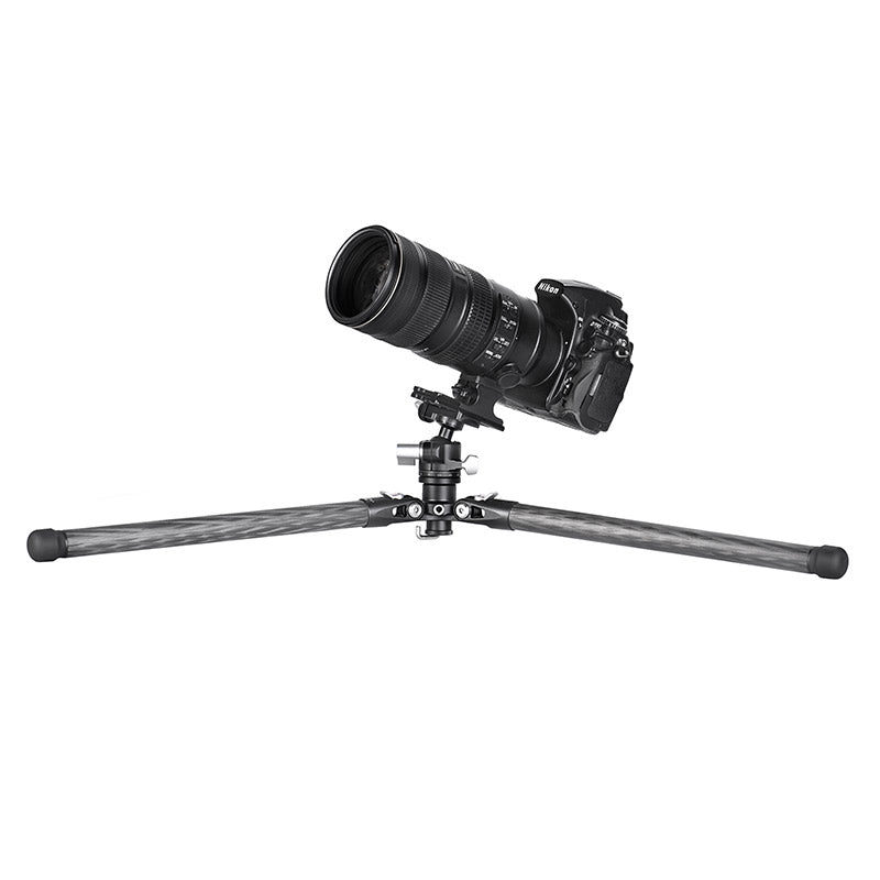 TT2340CE 4-Sections Carbon Fiber Travel Tripod for Ipad, Phone, DSLR Camera, ideal for vlog photography,