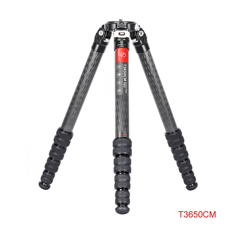 T3650CM	Master Series Carbon Fiber Tripod, 5 Leg Sections, Top Tube Diameter 36mm