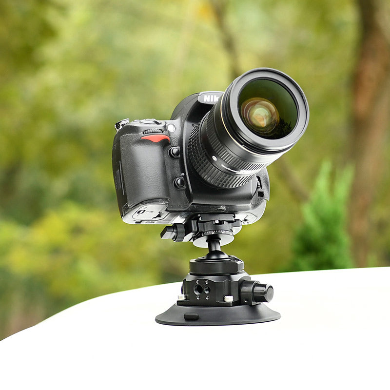 BS-01 Suction Cup Mount  Ball Head for DSLR Camera