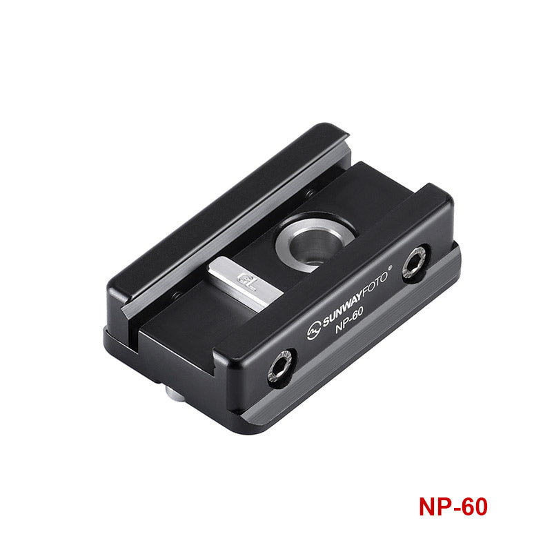 NP-60 Picatinny Nato Arca-Swiss Tripod Dovetail Adapter Mount Arca/RRS Compatible