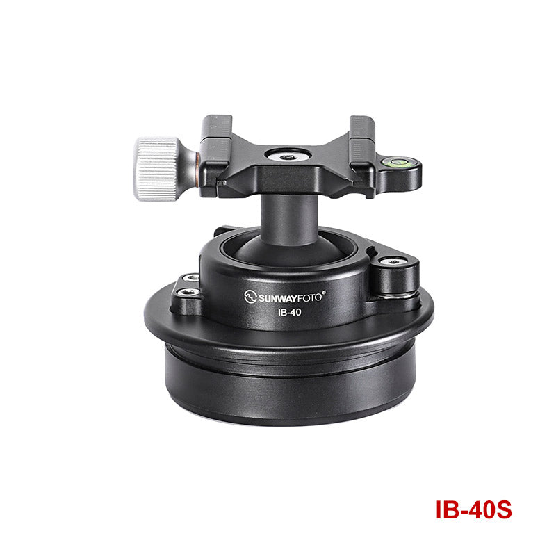 IB-40S Heavy Duty Tipod Head to 75mm Bowl Adapter with Arca Swiss Clamp and Plate Load 55lbs(25KG)