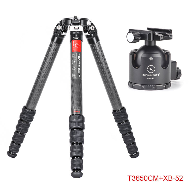 T3650CM	Master Series Carbon Fiber Tripod, 5 Leg Sections, Top Tube Diameter 36mm