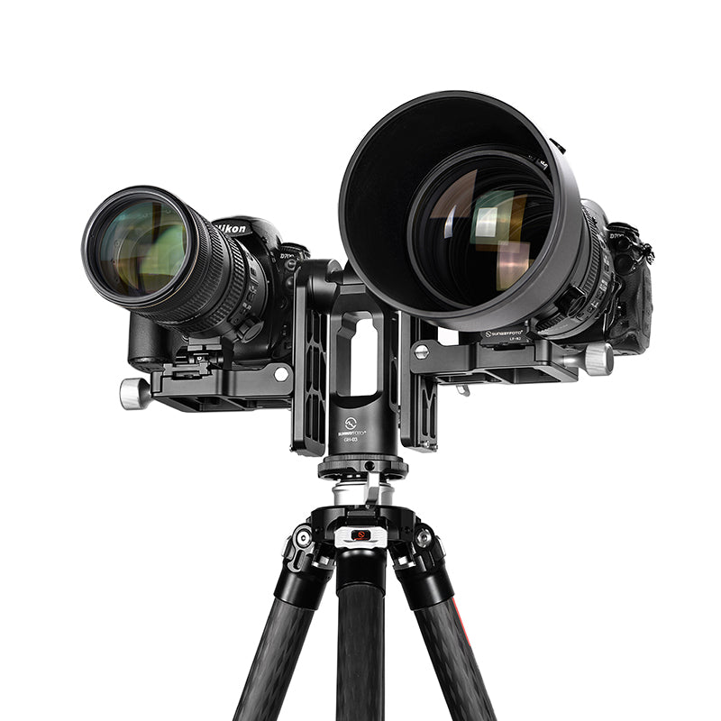 GH-03 Dual Camera Gimbal Head, Photo+Video Dual-camera Shooting
