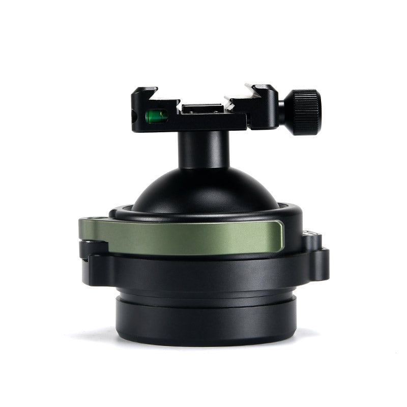 IB-65P 65mm Heavy Duty Tipod Ball Head to 75mm Bowl Adapter with Picatinny Nato/Arca Swiss Clamp Load 66lbs(30KG)
