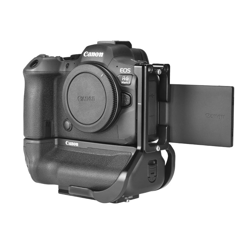 PCL-R6IIG L-bracket for Canon EOS R6II with battery grip BG-R10 Arca Swiss