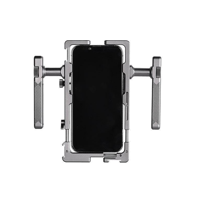 PCR-01 Smartphone Cage Universal Phone Video Rig Kit with Handle, Phone Stabilizer for Video Recording Cell Phone Filming Accessories