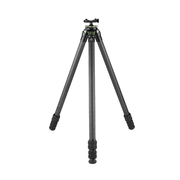 T2830CS Carbon Fiber Tripod for Hunting with Inverted Ball Head，Arca-Swiss Picatinny Rail Adapter Clamp,load 44lbs(20kg)